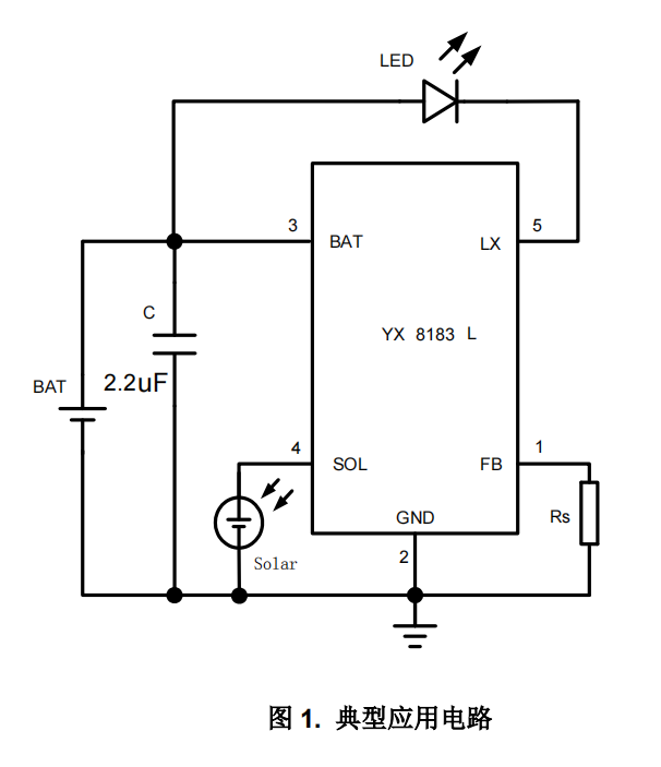YX8183L应用电路图片