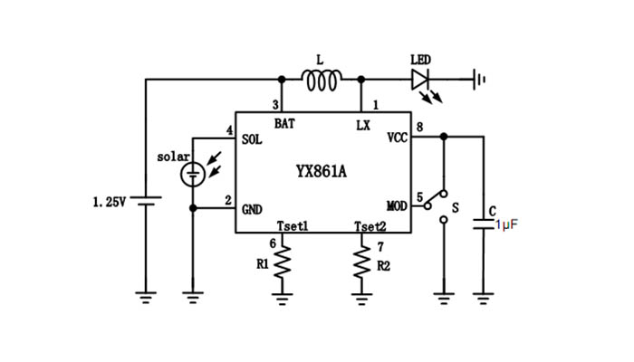 yx861a太阳能怎么改常亮？怎么接脚位？封面图