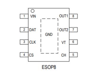 1024级灰度高压线性智能照明芯片SM2182E型号管脚图