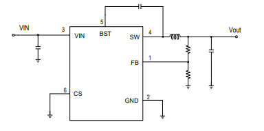 DC-DC电源芯片SM3026TB型号应用电路图